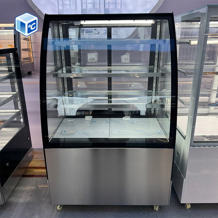 Case Fans - 2-stufige gewerbliche Kuchenkühlvitrine mit Ventilator-Kühlung, R290,